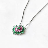 Aamiya 925 Silver Necklace Set - The Pashm